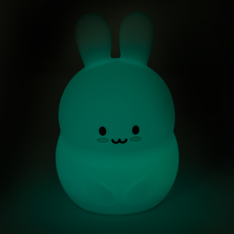 Silicone LED lamp rabbit