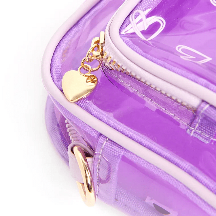 Purple bag transparent