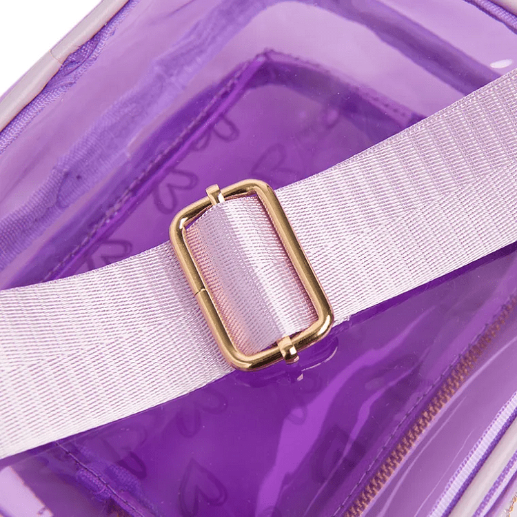 Purple bag transparent