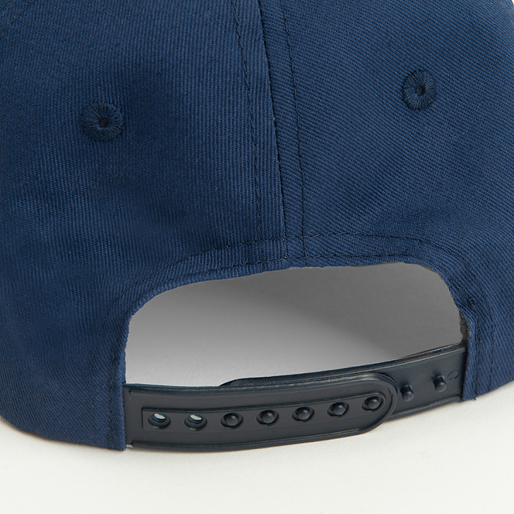 Blue jockey hat with GAME print