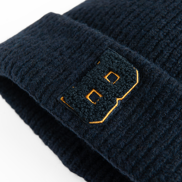 Blue winter beanie