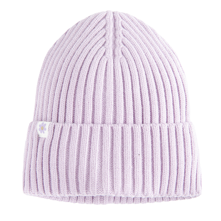 Purple beanie