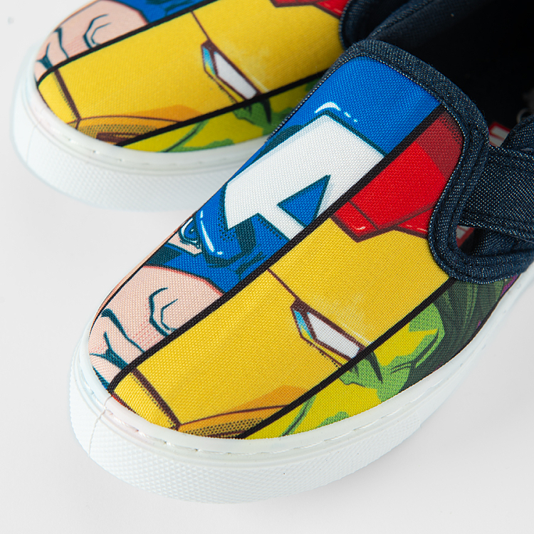 Marvel canvas slip on shoes