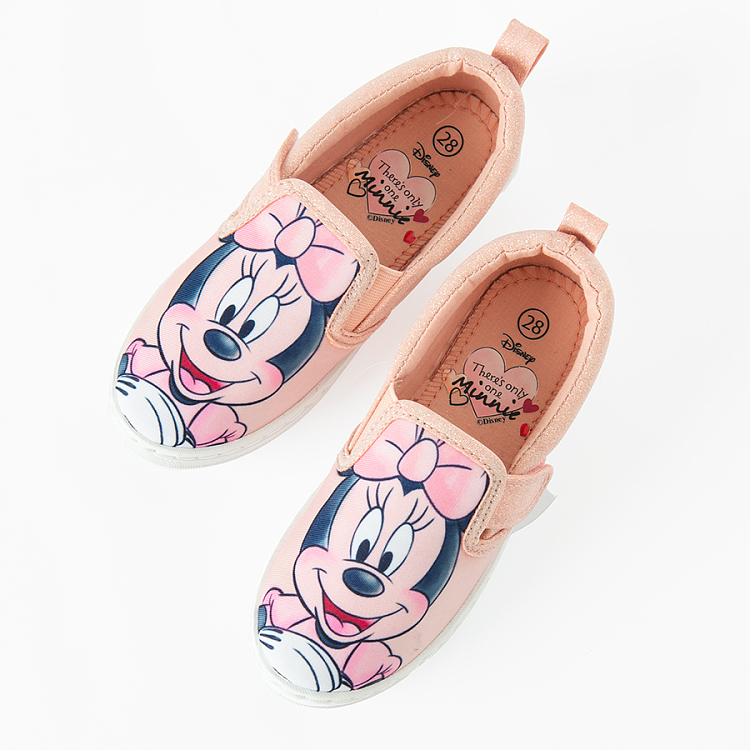 Minnie Mouse canvas slip on shoes