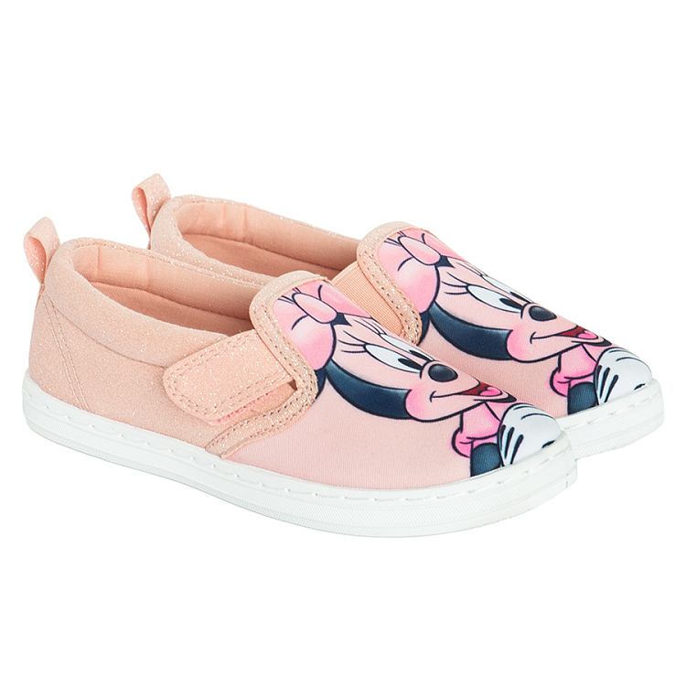 Minnie Mouse canvas slip on shoes