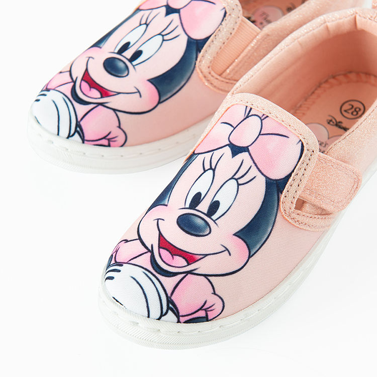 Minnie Mouse canvas slip on shoes