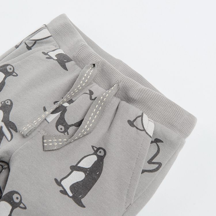 Grey penguin jogging pants