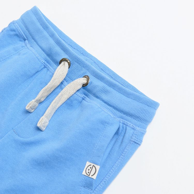 Blue jogging pants