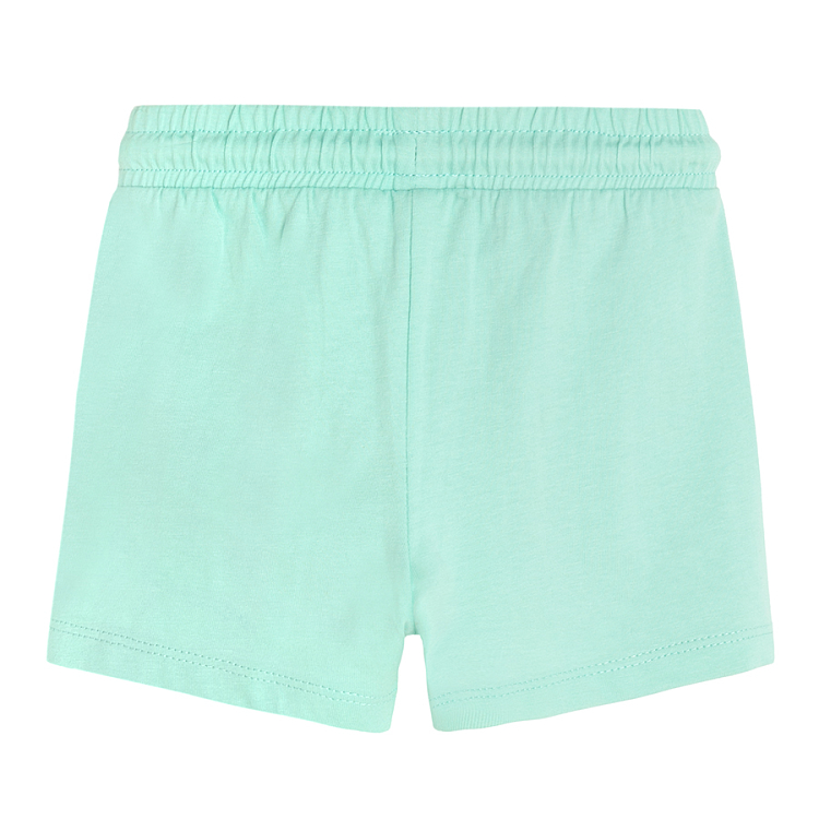 Turquoise shorts