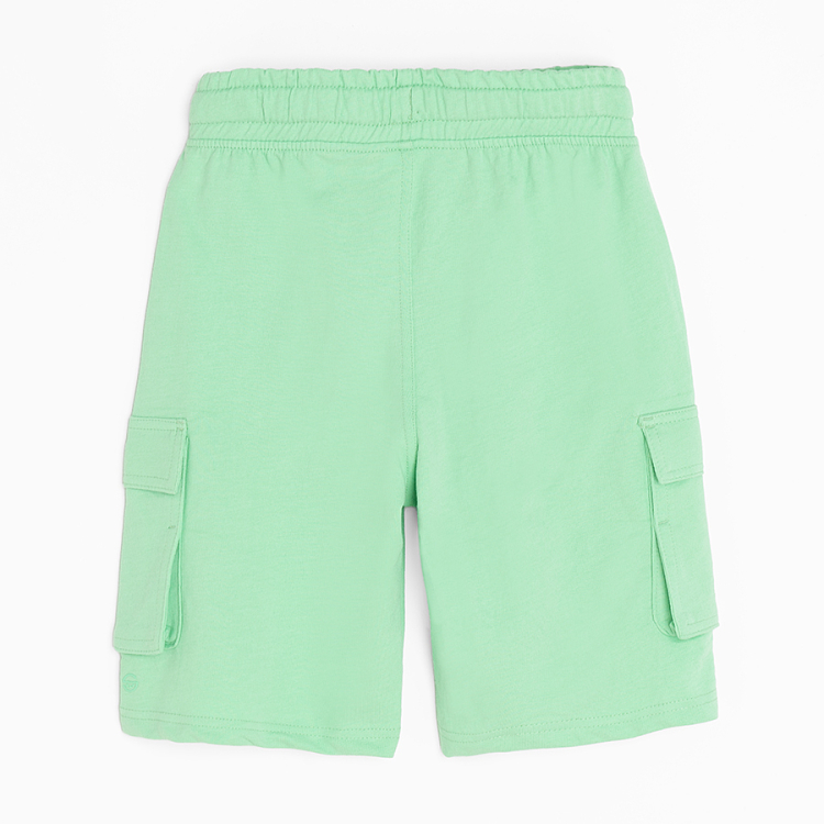 Green shorts with cord