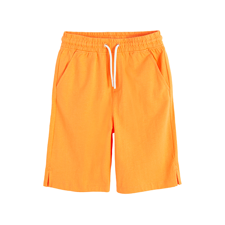 Orange and grey bermuda shorts- 2 pack