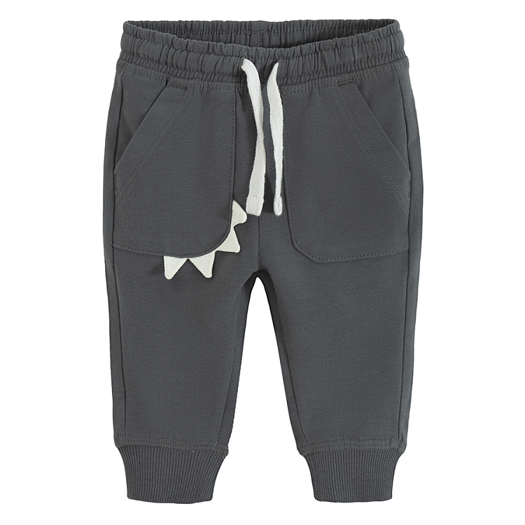 Checked and grey jogging pants- 2 pack