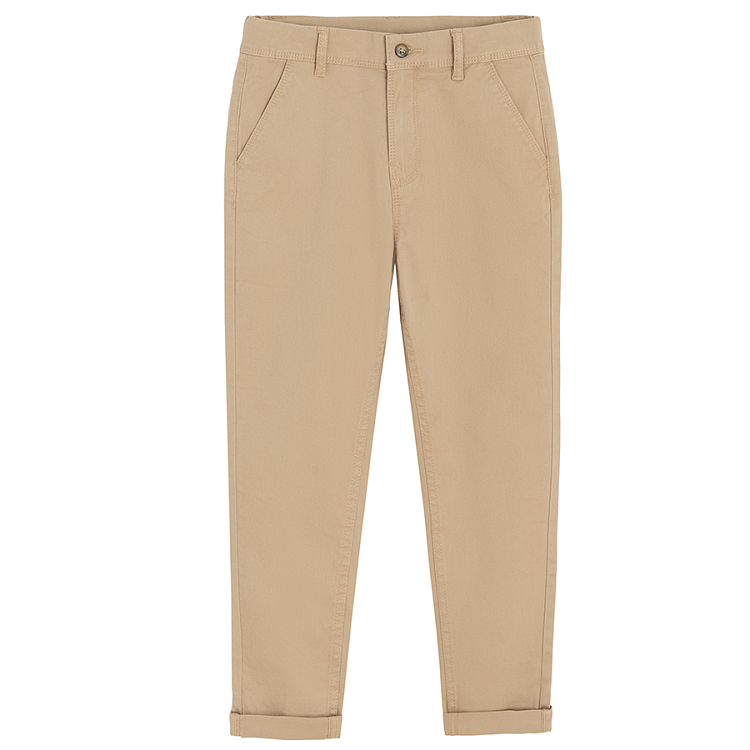 Beige classic trousers