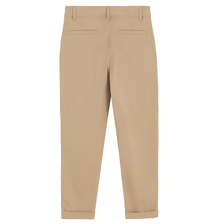 Beige classic trousers