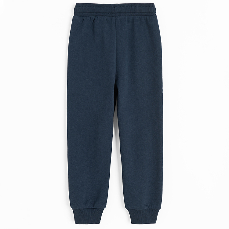 Blue jogging pants