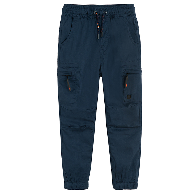 Blue cargo pants