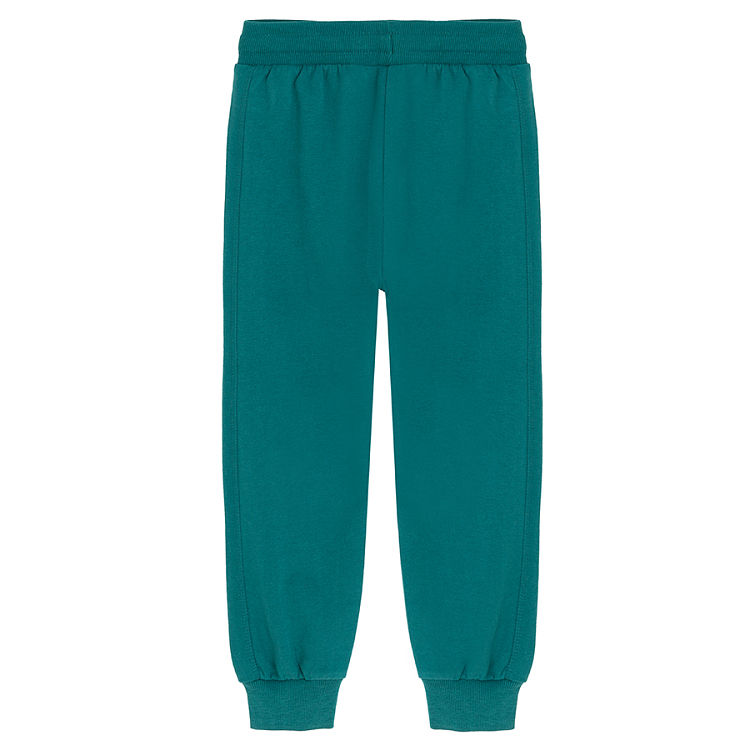 Green jogging pants