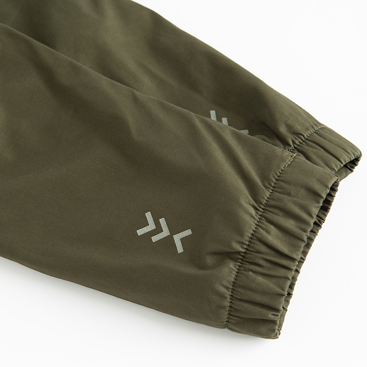 Khaki cargo trousers