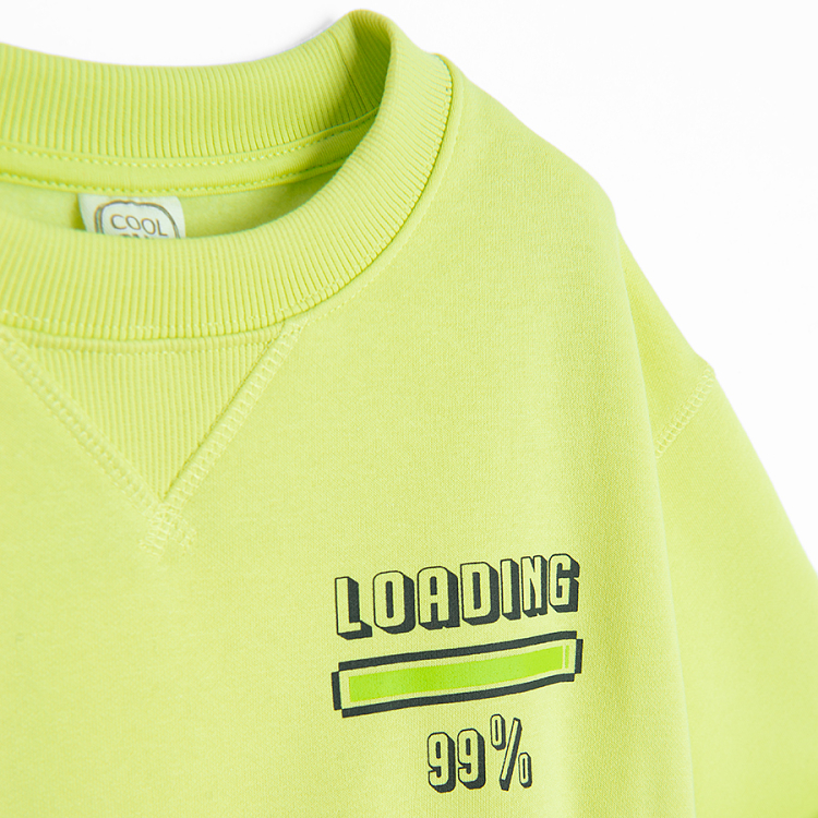 Yellow fluo sweatshirt