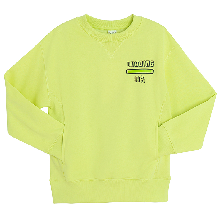 Yellow fluo sweatshirt