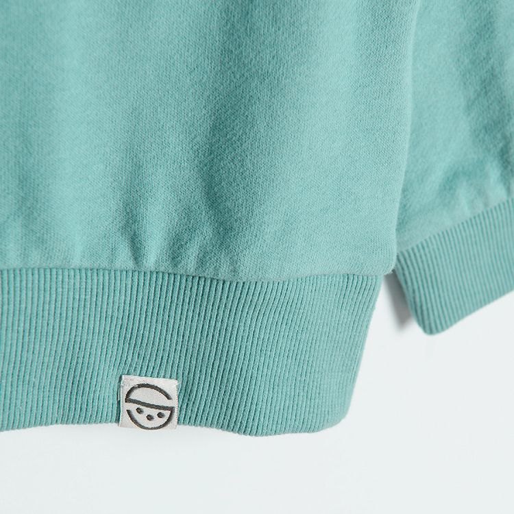 Turquoise sweatshirt