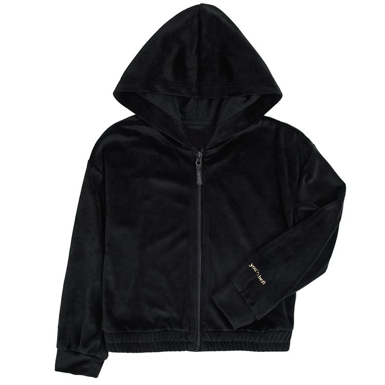 Navy bloue hooded sweatshirt