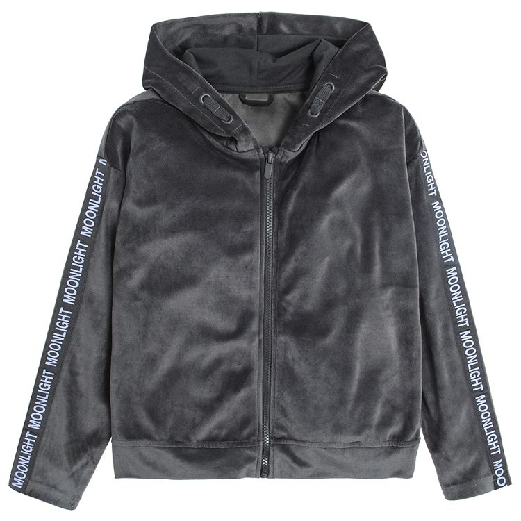 Graphite hooded sweatshirt