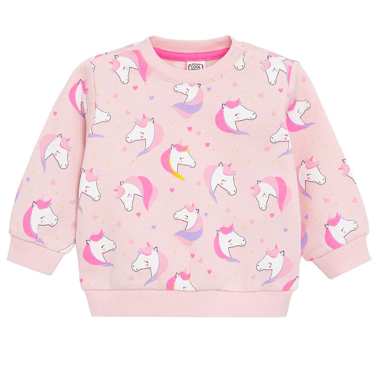 Pink unicorn jogging set