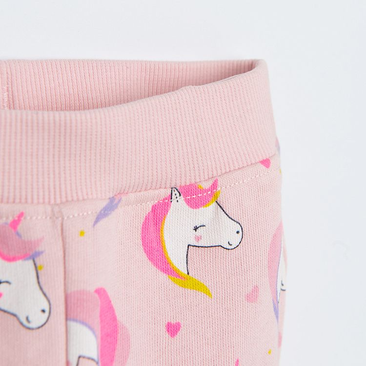 Pink unicorn jogging set