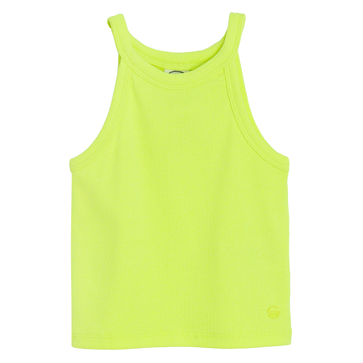 Fluo sleeveless T-shirt