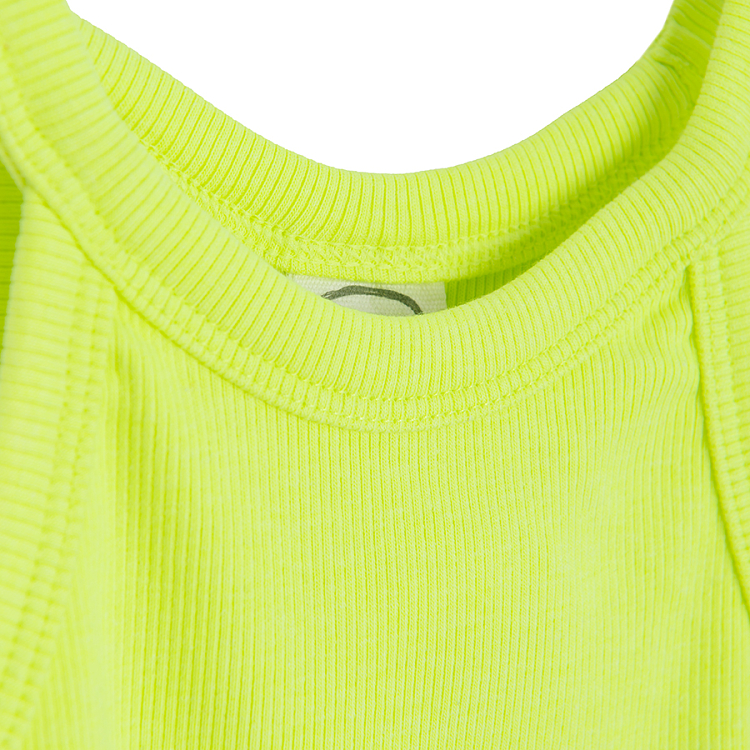 Fluo sleeveless T-shirt