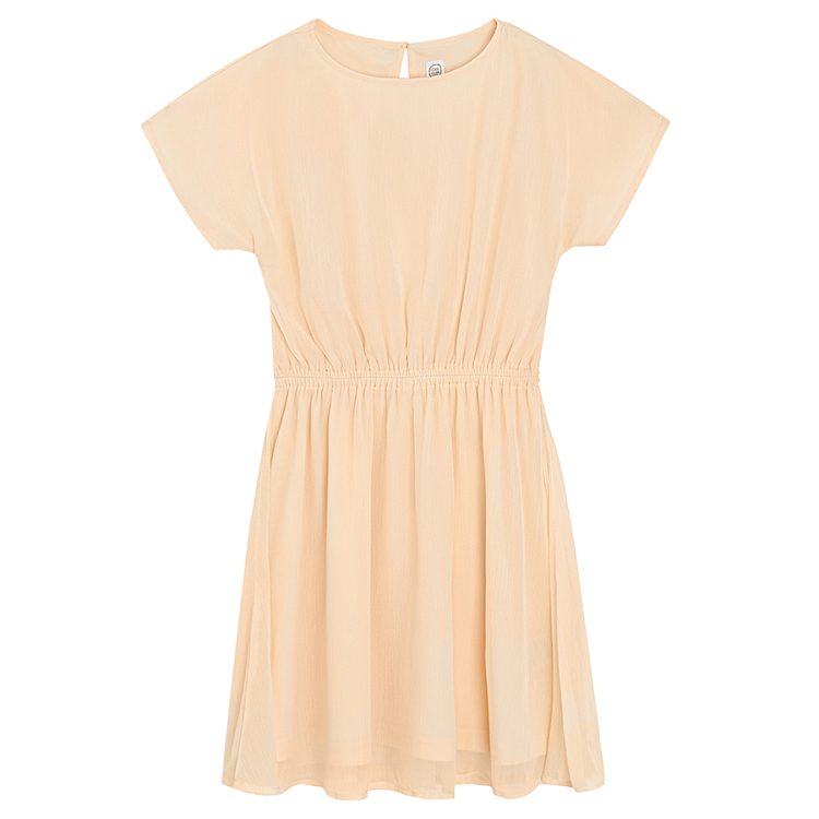 Light pink short sleeve dress