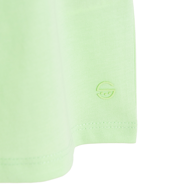 Lime short sleeve T-shirt with straps