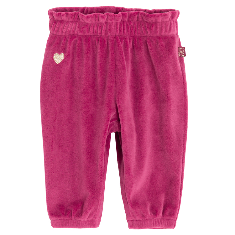 Burgundy jogging pants