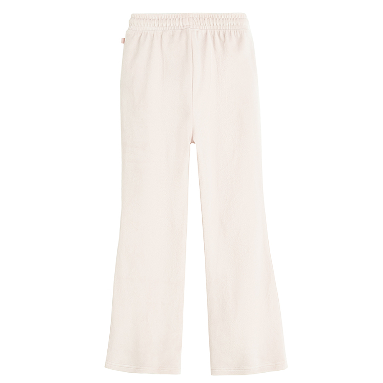 Beige jogging pants