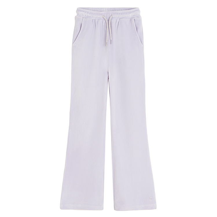 Violet wide leg jogging pants