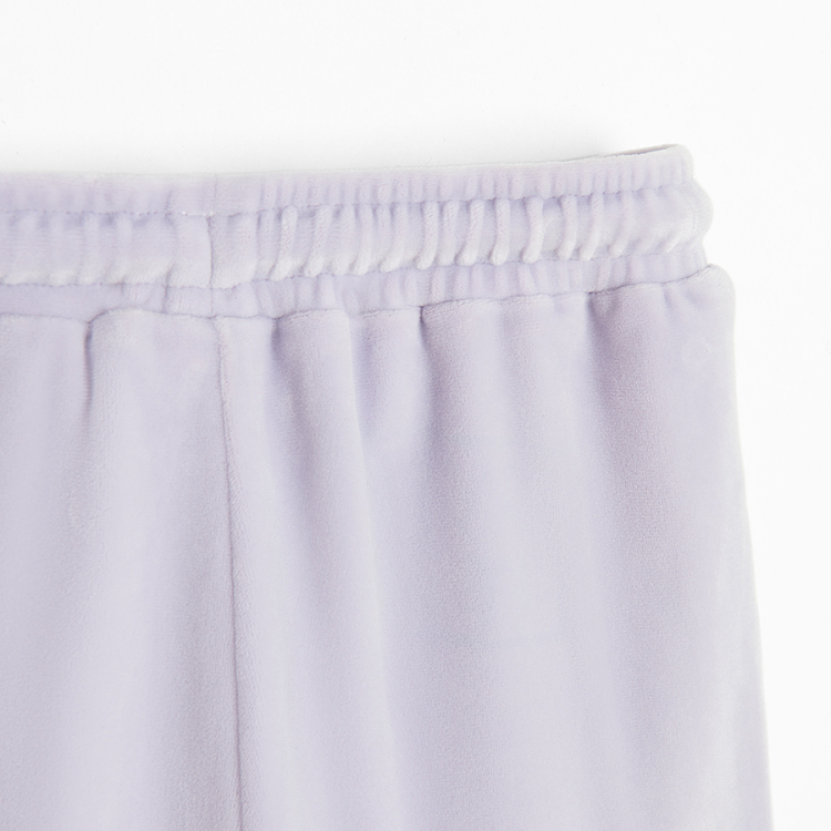 Violet wide leg jogging pants