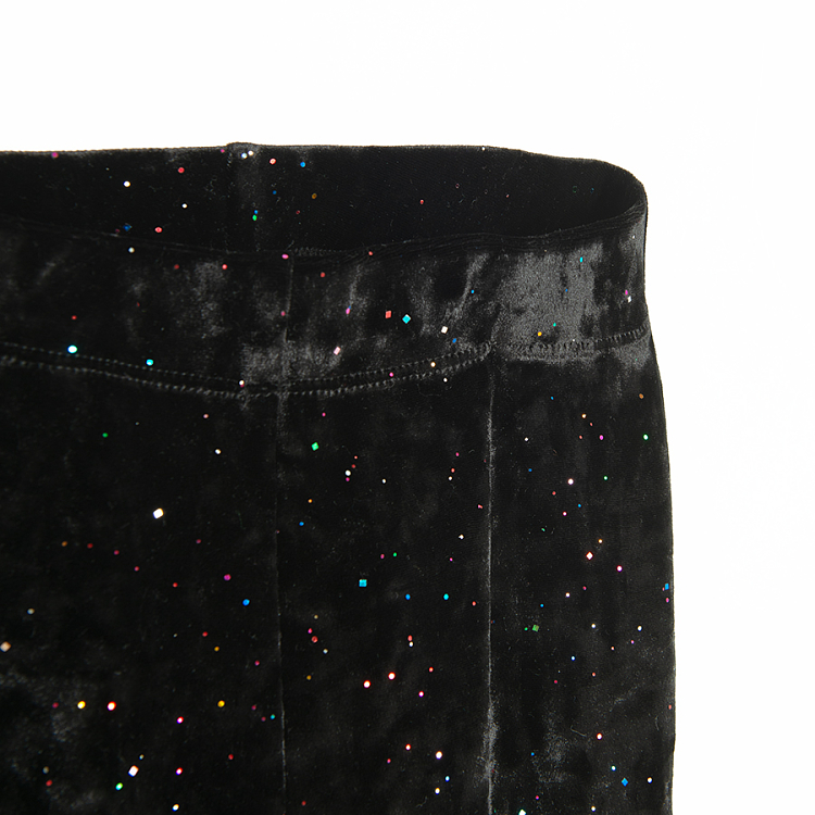 Black sparkly jeggings