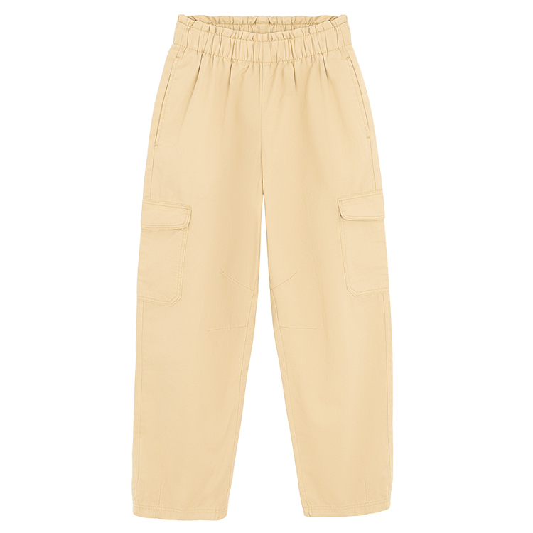 Brown cargo trousers