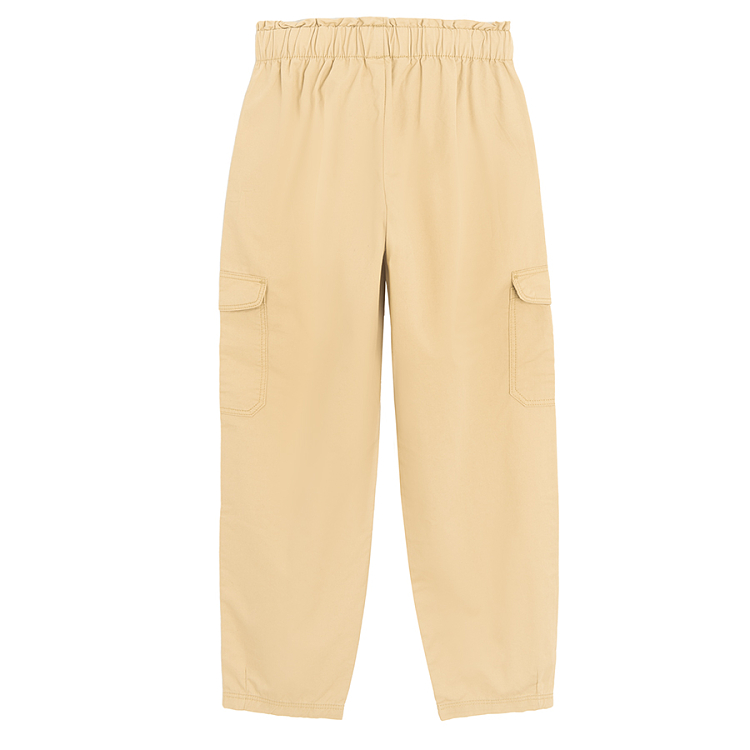 Brown cargo trousers