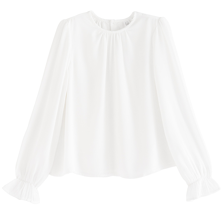 White long sleeve blouse