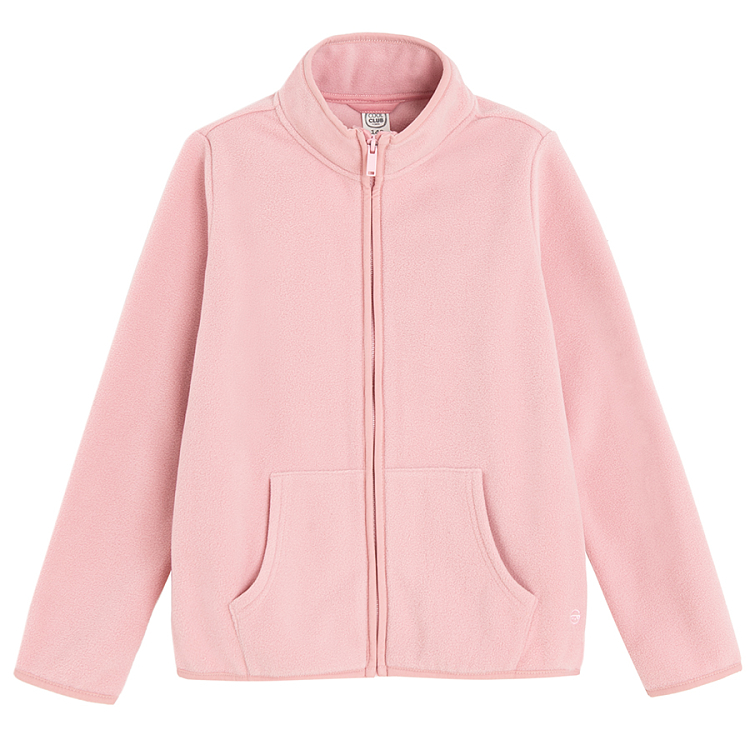 Pink zip through sweatshirt