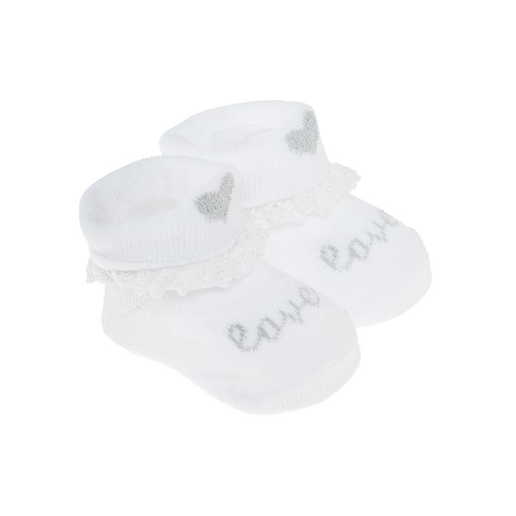 Baby white socks sales newborn