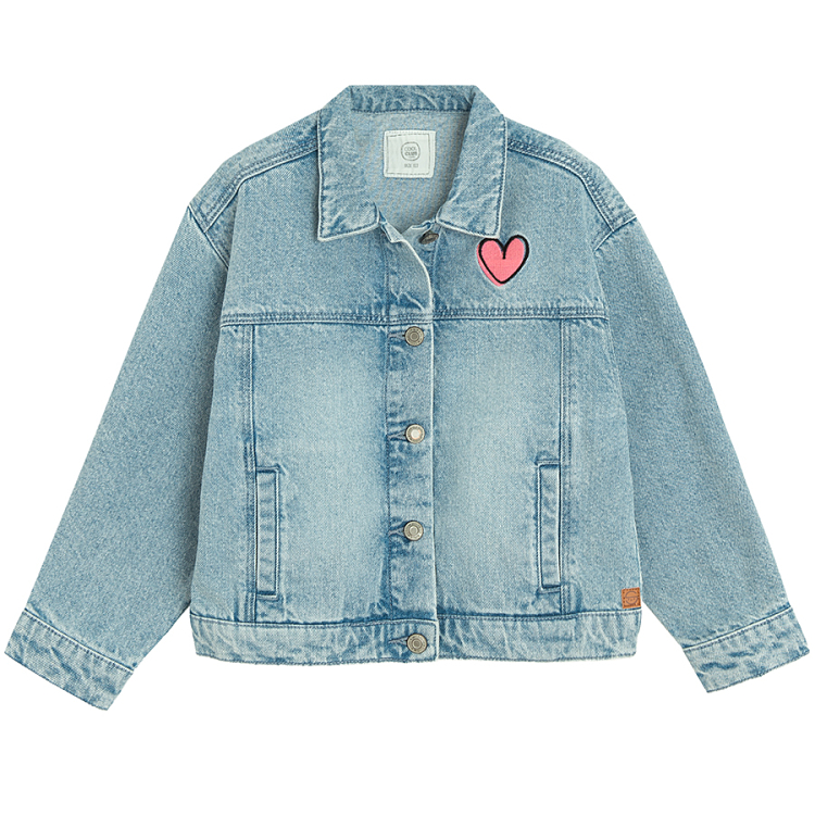 Bright coloured denim jacket hotsell