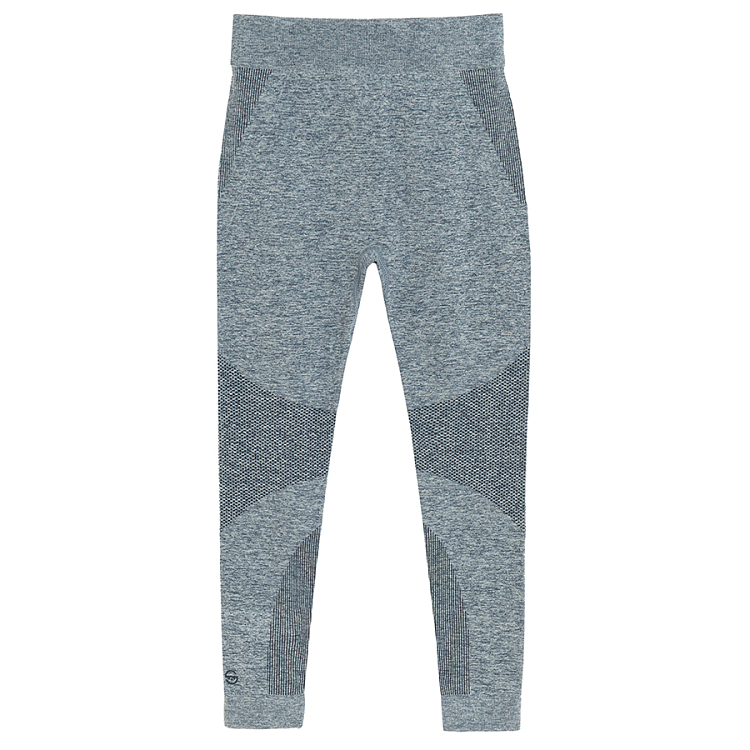 Blue thermal leggings