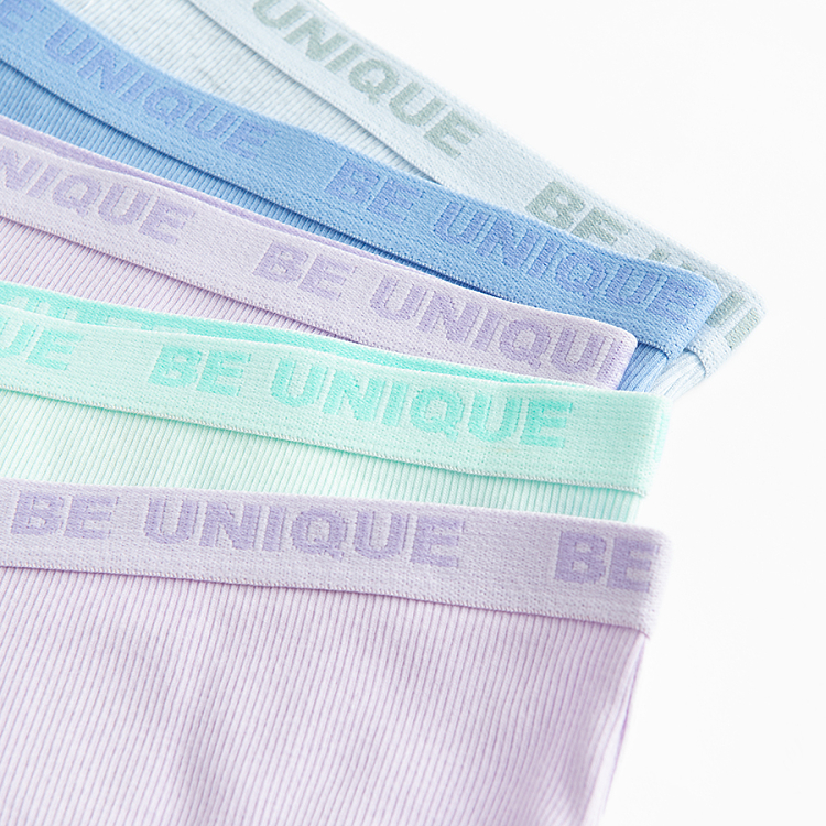 Pastel colors briefs- 5 pack