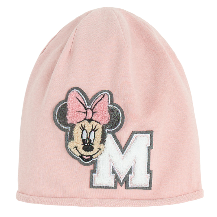 Minnie Mouse pink beanie