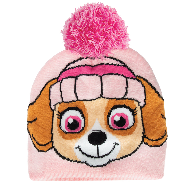 Paw Patrol pink  winter beanie