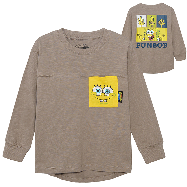 Sponge Bob beige sweatshirt