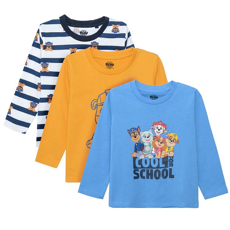 Paw Patrol long sleeve blouses 3-pack